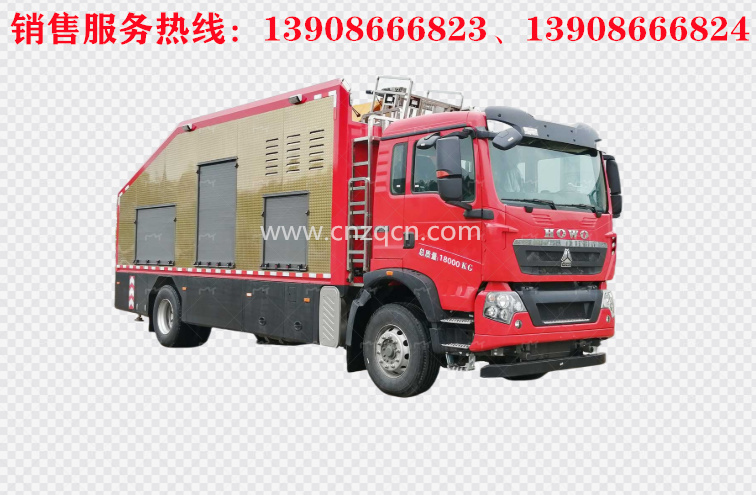 重汽豪沃单桥大流量排水抢险车