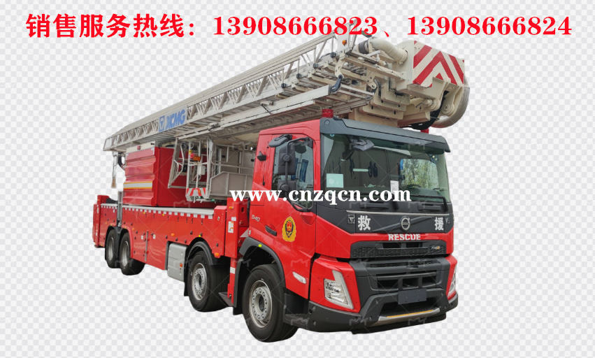 沃尔沃volvo前四后八登高平台消防车