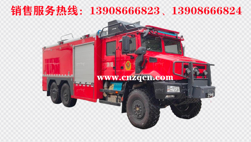 解放后双桥越野器材消防车
