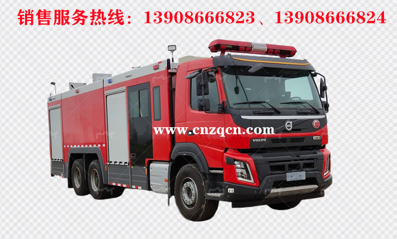 沃尔沃volvo后双桥泡沫消防车