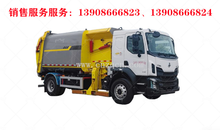 东风柳汽侧装挂桶垃圾车