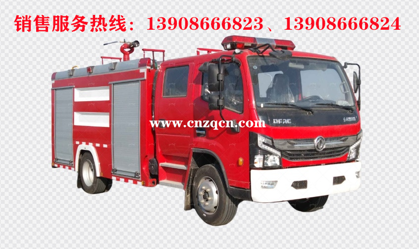 东风多利卡水罐消防车