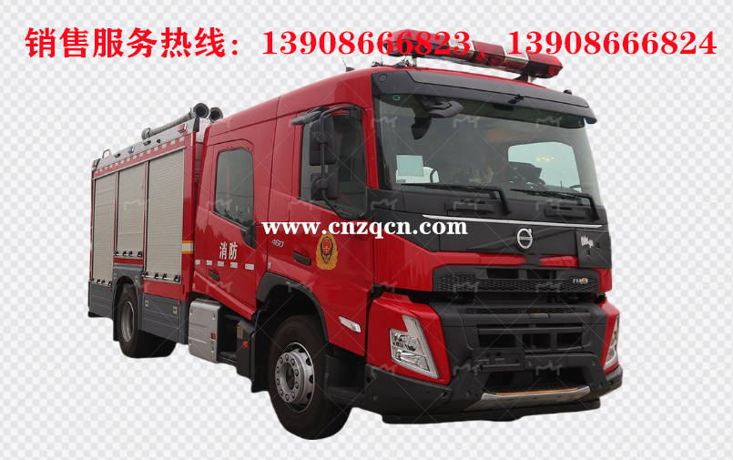 沃尔沃volvo单桥水罐消防车