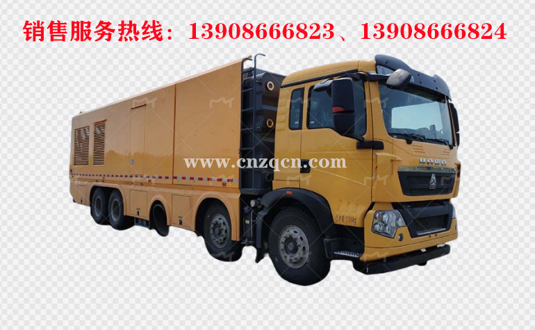 重汽豪沃前四后八航空涡扇吹雪车