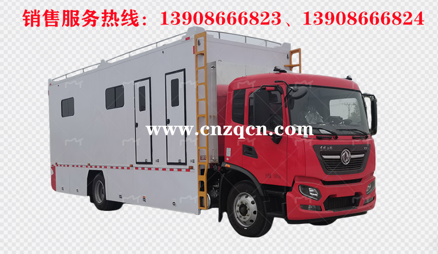 东风天锦单桥厕所车