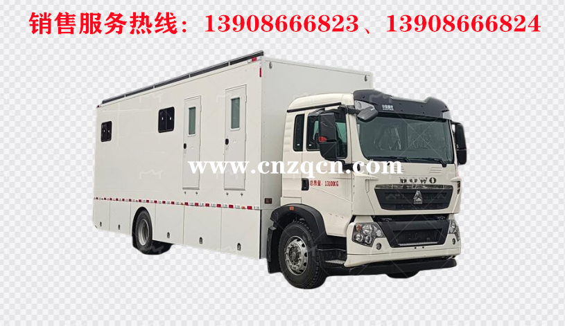 重汽豪沃单桥厕所车