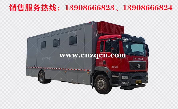 重汽汕德卡单桥宿营车